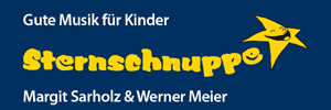 logo sternschnuppe-kinderlieder.de
Sternschnuppe
Kinderlieder mit Witz und Pfiff